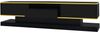 TV-Lowboard aus Holzwerkstoff mit Hochglanz & LED, 180x38x45 cm, Weiß/Gold Bild 5