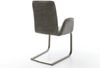 Freischwinger Vinja-Flex Bouclé Soft Schlamm Freischwinger flach Effektfinish Titan Bild 5