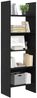 vidaXL Bücherregal Schwarz Eichen-Optik 60 x 35 x 180 cm Holzwerkstoff 875023 Bild 3