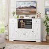 HOMECHO Sideboard, Küchenschrank mit verstellbare Ablagen und Mikrowellenregal Bild 3