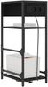 vidaXL Nachttisch Schwarz Eichen-Optik 40 x 27 x 76 cm Holzwerkstoff 859570 Bild 3