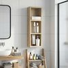 vidaXL Badezimmer-Wandschrank mit Regal Sonoma-Eiche 20 x 10 x 60,5 cm 889289 Bild 5