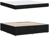 vidaXL Bettrahmen mit Matratze Schwarz 200 x 200 cm Stoff 3399379 Bild 4