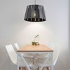 RGB LED Pendelleuchte, schwarz braun, App Steuerung, D 35 cm Bild 2