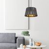RGB LED Pendelleuchte, schwarz braun, App Steuerung, D 35 cm Bild 5