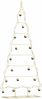 vidaXL Metall Weihnachtsbaum Gold 211 cm Pulverbeschichteter Stahl 42019168 Bild 3