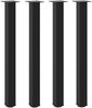 vidaXL Bartischbeine 4 Stk. Schwarz 100-102 cm Stahl 4012476 Bild 2
