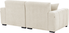 Sofa 3-Sitzer FAUSKAN Stoff Hellbeige Bild 5