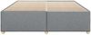 vidaXL Bettgestell ohne Matratze Hellgrau 180x200 cm Stoff 3284750 Bild 4