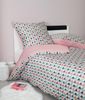 Janine Moments Mako-Satin Bettwäsche 200x200 Wende Mosaik rosa blau 98055-01 Bild 2