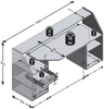 FMD Möbel - ZOCKER 1 - Gaming Schreibtisch - melaminharzbeschichtete Spanplatte - anthrazit - 50,4T x 180B x 92,2H cm Bild 5