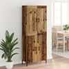 vidaXL Highboard 2 pcs Altholz Holzwerkstoff 3415655 Bild 4