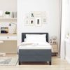 vidaXL Boxspringbett mit Kopfteil Dunkelgrau 200 x 90 cm Samt 3341451 Bild 3