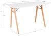 Schreibtisch >Vojens< in Weiss, MDF - 120x75x60cm (BxHxT) Bild 5