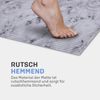 Teppich Badgarnitur 2-teilig - Marmor - Weichschaummatte ( 80x48cm / 48x48cm ) - Badvorleger Badteppich Badezimmerteppich - Antirutsch Bad Dusche Bild 5