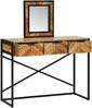 vidaXL Schminktisch Braun 100 x 40 x 120 cm Massivholz Akazie 374115 Bild 5