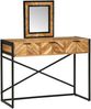 vidaXL Schminktisch Braun 100 x 40 x 120 cm Massivholz Akazie 374115 Bild 4