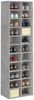 vidaXL Schuhregal Betongrau 54×34×183 cm Spanplatte Bild 3