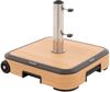Doppler Alu-Wood Trolley Sockel Rollsockel 50 kg Holzoptik 56 x 56 cm 85897AWGT Bild 2