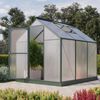 Vitavia 'Eos 4600' Gewächshaus, Aluminium, Smaragd, 6 mm HKP, 4,6 m² Bild 5