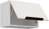 Küchen Hängeschrank 50 cm ARIA Weiss ultra matt + Weiss matt, hochwertige Fronten mit Anti Fingerprint Beschichtung Küchenzeile Küchenblock Bild 3