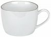 Lambert PIANA KAFFEE-/TEETASSE WEIß RAND GRAU 60020070 SK Bild 2