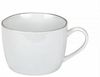 Lambert PIANA KAFFEE-/TEETASSE WEIß RAND GRAU 60020070 SK Bild 3