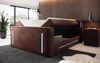 Boxspringbett Divalo mit TV Lift und Stauraum 140x200 Braun H2 (bis 70kg) Bild 4