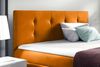 99rooms Primo Boxspringbett 180x200 cm Velours MONOLITH Gelb Bild 3