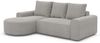 Stoff Ecksofa Gomera L-Form Kurz - Strukturstoff - Hellgrau - Links Bild 5