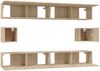 6-tlg. TV-Schrank-Set Sonoma-Eiche Holzwerkstoff [3114368] Bild 5