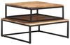 Satztische 2 Stk. Massivholz Akazie [320391] Bild 2
