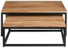 Satztische 2 Stk. Massivholz Akazie [320391] Bild 5