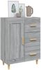 vidaXL Sideboard Grau Sonoma 69,5x34x90 cm Holzwerkstoff 817370 Bild 4