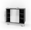 Vicco 'Fynn' Waschtischunterschrank, Holz, 60 x 54 x 32 cm, Anthrazit/Weiß Bild 3