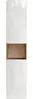 Vente-unique - ARUBA Bathroom storage unit Holz, Platte BeigeWeiß - B 32 cm x H 170 cm x L 35 cm Bild 2
