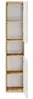 Vente-unique - ARUBA Bathroom storage unit Holz, Platte BeigeWeiß - B 32 cm x H 170 cm x L 35 cm Bild 4