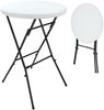 Casaria Stehtisch klappbar Bistrotisch 110 cm x 72 cm Weiß Bild 3