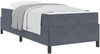 vidaXL Bettrahmen mit Matratze Dunkelgrau 80 x 200 cm Stoff 3399025 Bild 2