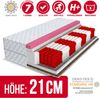 Matratze 9 Zonen DEIMOS 120x200 Visco Kokos H3 H4 Multipocket Taschenfederkern Bild 3