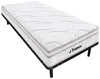 Vente-unique - WOLKENTANZ Mattress and bed base set MetallStoff Schwarz - B 90 cm88 cm3,8 cm x H 24 cm5 cm25 cm x L 200 cm198 cm3,8 cm Bild 1