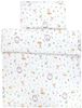 TupTam Kinderbettdecke-Set, Ganzjahresdecke, 2tlg., 1x Bettdecke, 1x Flachkissen, Lichtung / Rehe, 135x100 cm Bild 3