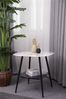 Tisch Couchtisch Glas und Metall 55x55 Bild 5