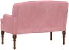 vidaXL Zweisitzer mit Knopfheftung Rosa 111 x 65 x 79 cm Samt 42041847 Bild 5