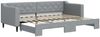 vidaXL Tagesbett Ausziehbar Hellgrau 80x200 cm Stoff 3197421 Bild 2