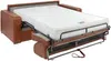 Vente-unique - CALITO Sofa Leder Braun - B 223 cm95 cm x H 97 cm x L 194 cm Bild 3