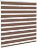 vidaXL Doppelrollo Braun 140x150 cm Stoffbreite 135,9 cm Polyester 4014347 Bild 3