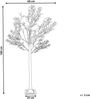 Outdoor Weihnachtsbeleuchtung LED Olivenbaum 180 cm grün CELIONI Bild 2
