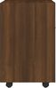 vidaXL Beistellschrank mit Rollen Braun Eichen-Optik 33x38x60 cm 815854 Bild 4