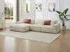 Vente-unique - TIRONO Sofa SamtStoff Beige - B 165 cm x H 80 cm x L 325 cm Bild 1